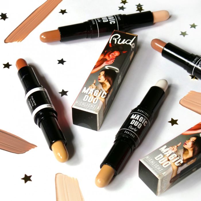Stik za konturisanje i hajlajt Magic Duo - Medium | RUDE COSMETICS | Ecobeauty