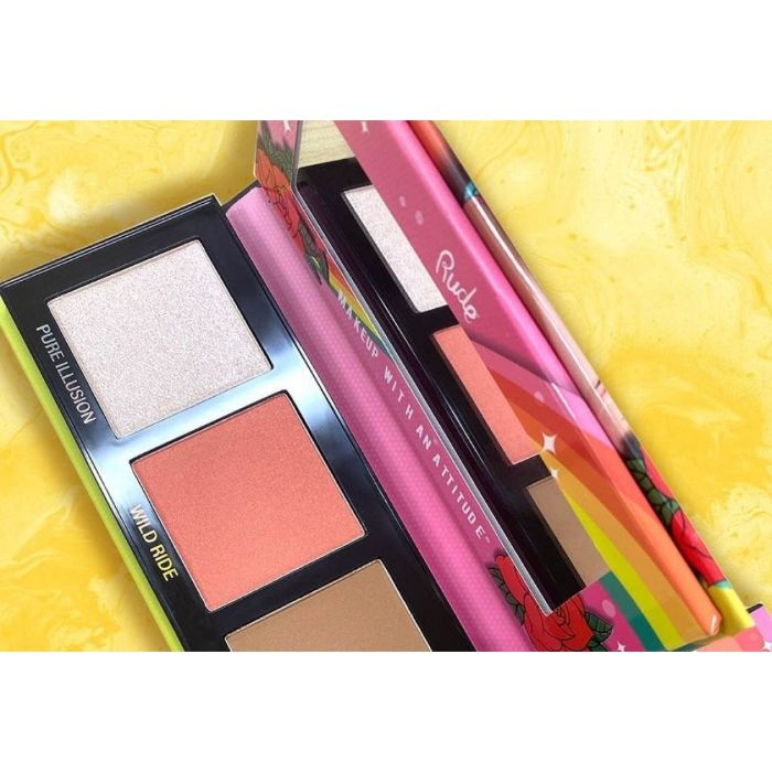 Paleta za lice NoFilter 3D  - Roses | RUDE COSMETICS | Ecobeauty