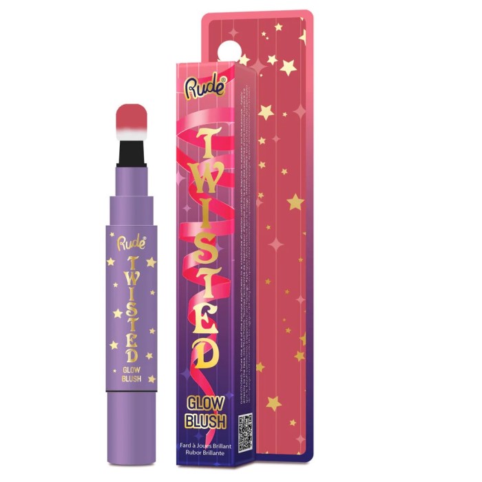 Tečno rumenilo sa aplikatorom TWISTED GLOW Red Velvet 3. 5 g 810079383382 ⏐ RUDE COSMETICS ⏐ Ecobeauty