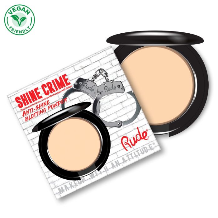 Puder za matiranje kože SHINE CRIME Anti-Shine Blotting Powder | RUDE COSMETICS | Ecobeauty