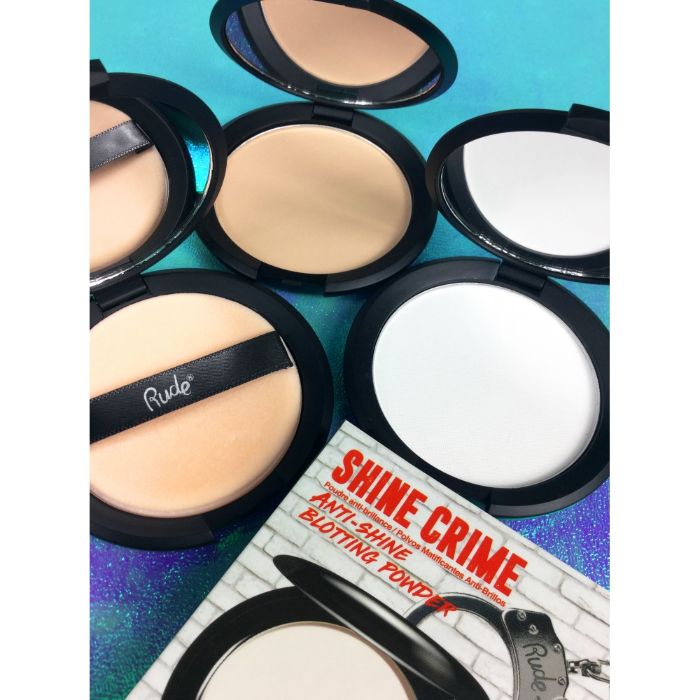 Puder za matiranje kože SHINE CRIME Anti-Shine Blotting Powder | RUDE COSMETICS | Ecobeauty