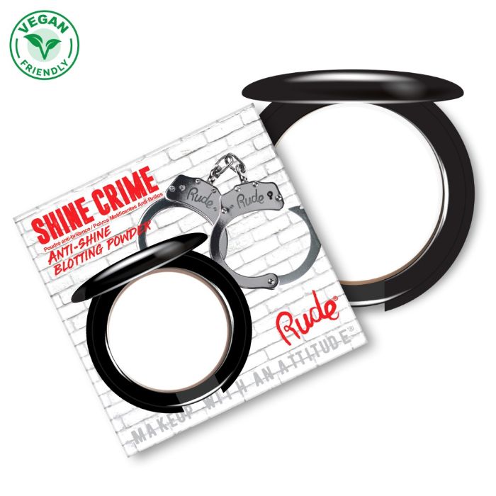 Puder za matiranje kože SHINE CRIME Anti-Shine Blotting Powder | RUDE COSMETICS | Ecobeauty
