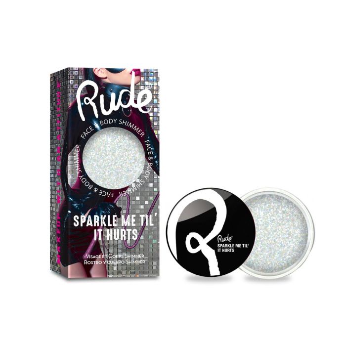 Gliteri za lice i telo - SPARKLE ME TIL IT HURTS | RUDE COSMETICS | Ecobeauty