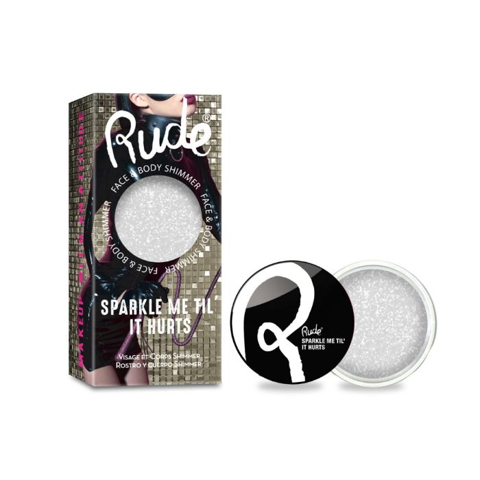Gliteri za lice i telo - SPARKLE ME TIL IT HURTS | RUDE COSMETICS | Ecobeauty