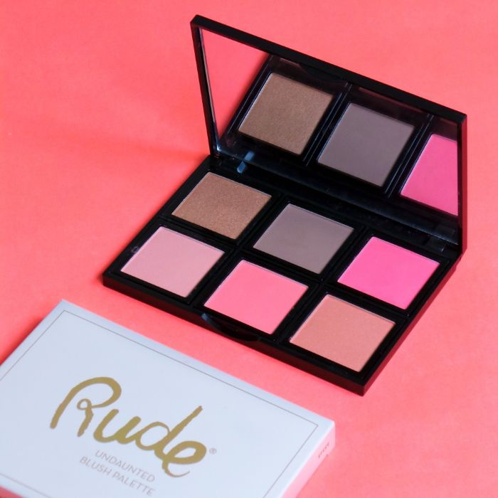 Paleta rumenila za lice UNDAUNTED | RUDE COSMETICS | Ecobeauty