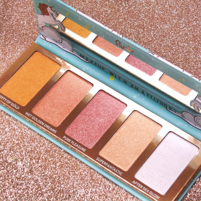 Paleta hajlajtera- UNICORN FANTASIES | RUDE COSMETICS | Ecobeauty
