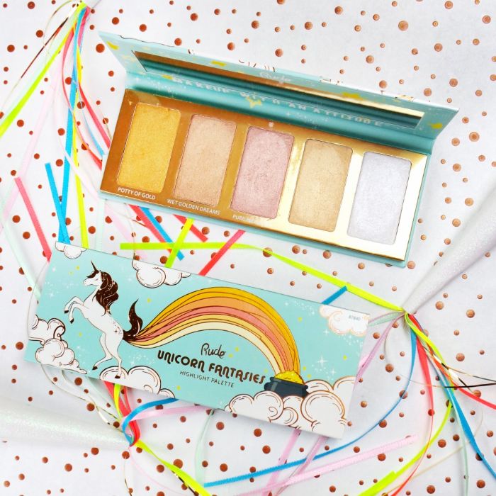 Paleta hajlajtera- UNICORN FANTASIES | RUDE COSMETICS | Ecobeauty