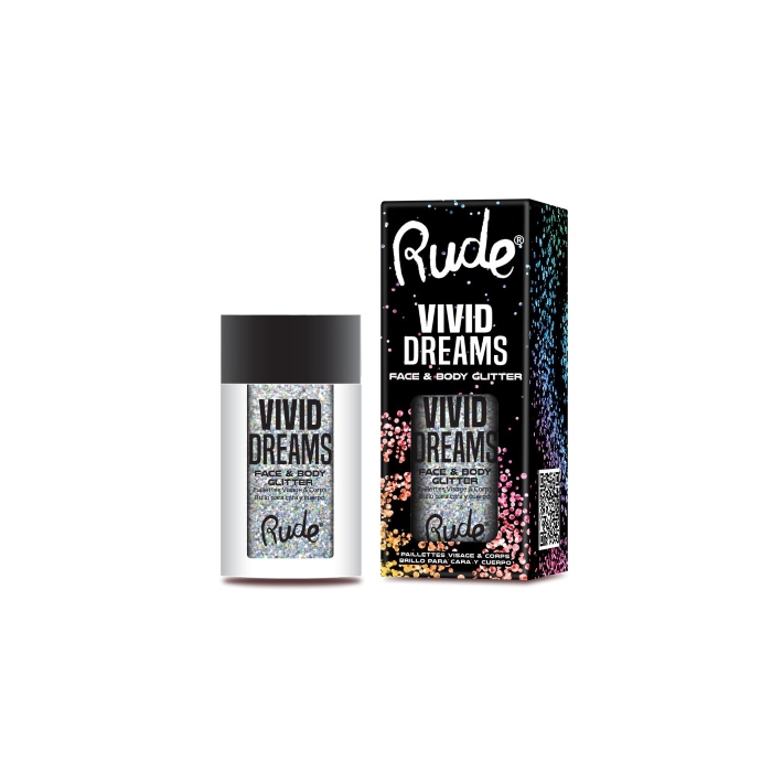 Gliter za lice i telo VIVID DREAMS | RUDE COSMETICS | Ecobeauty