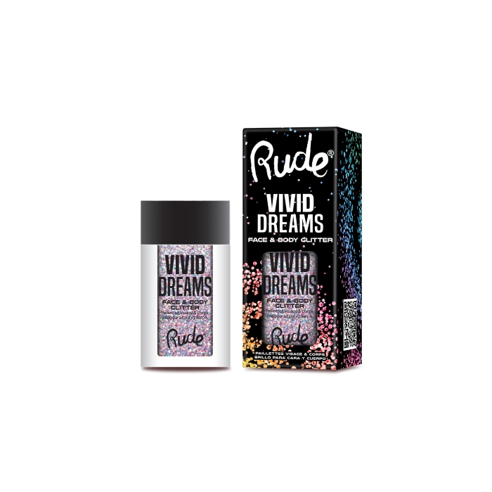Gliter za lice i telo VIVID DREAMS | RUDE COSMETICS | Ecobeauty