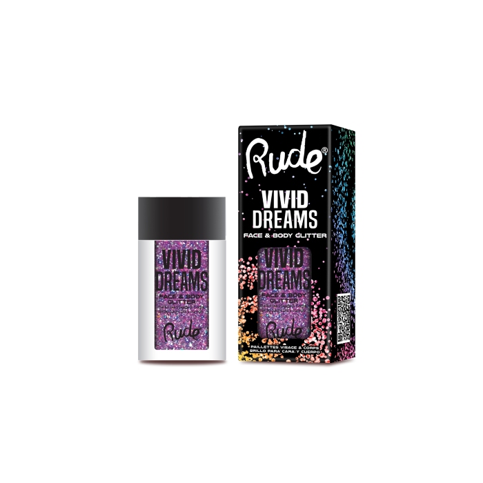 Gliter za lice i telo VIVID DREAMS | RUDE COSMETICS | Ecobeauty