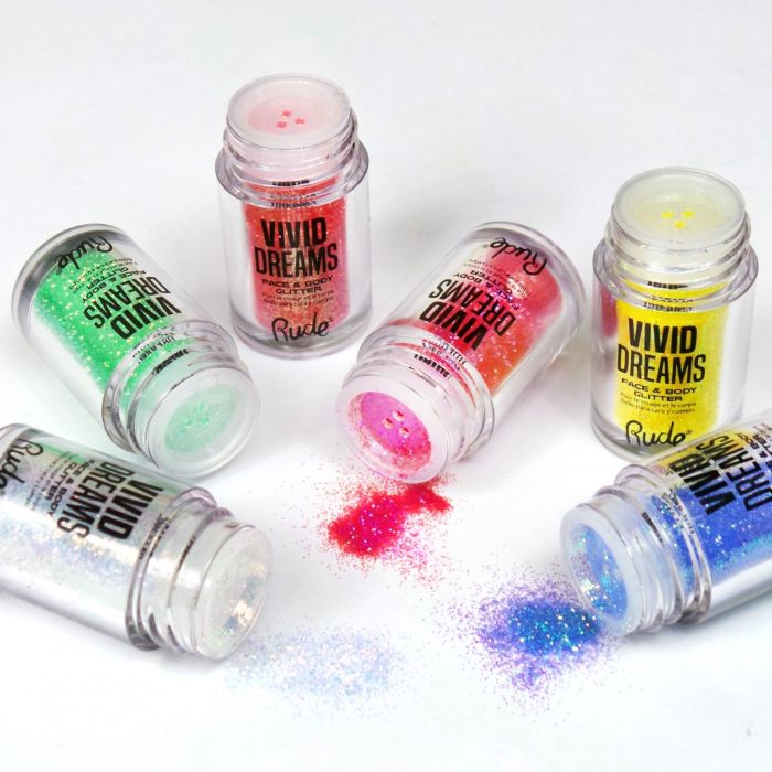 Gliter za lice i telo VIVID DREAMS | RUDE COSMETICS | Ecobeauty