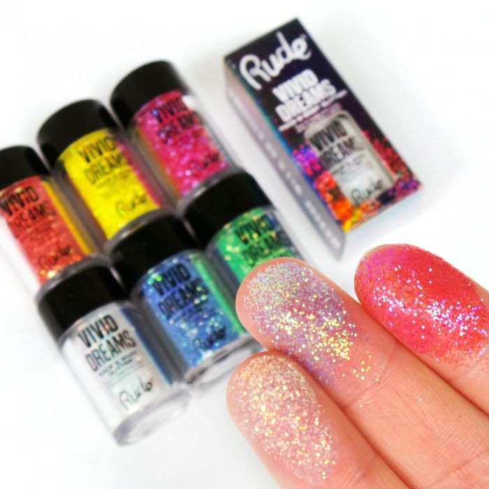 Gliter za lice i telo VIVID DREAMS | RUDE COSMETICS | Ecobeauty
