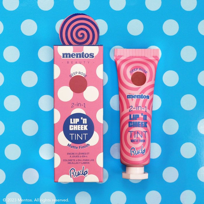 Kremasta boja za usne i obraze 2 u 1 Deep Rose 810079384044 | Rude Cosmetics | Ecobeauty online