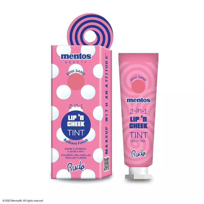Boja za usne i obraze 2 u 1 Mentos Pink Sand 810079384013 | Rude Cosmetics | Ecobeauty online
