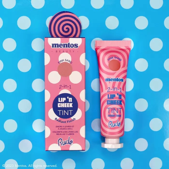 Boja za usne i obraze 2 u 1 Mentos Pink Sand 810079384013 | Rude Cosmetics | Ecobeauty online