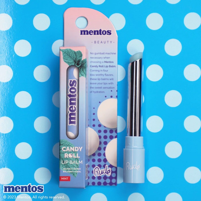 Balzam za usne Mentos Candy Roll Mint 810079384556 | Rude Cosmetics | Ecobeauty online