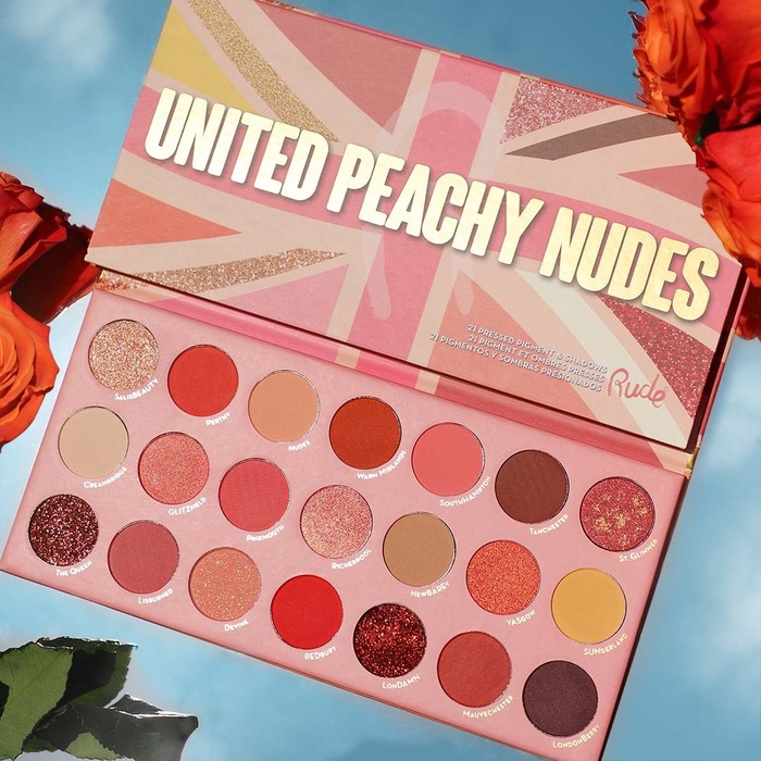 Paleta senki za oči United Peachy Nudes 810079382255 Ecobeauty