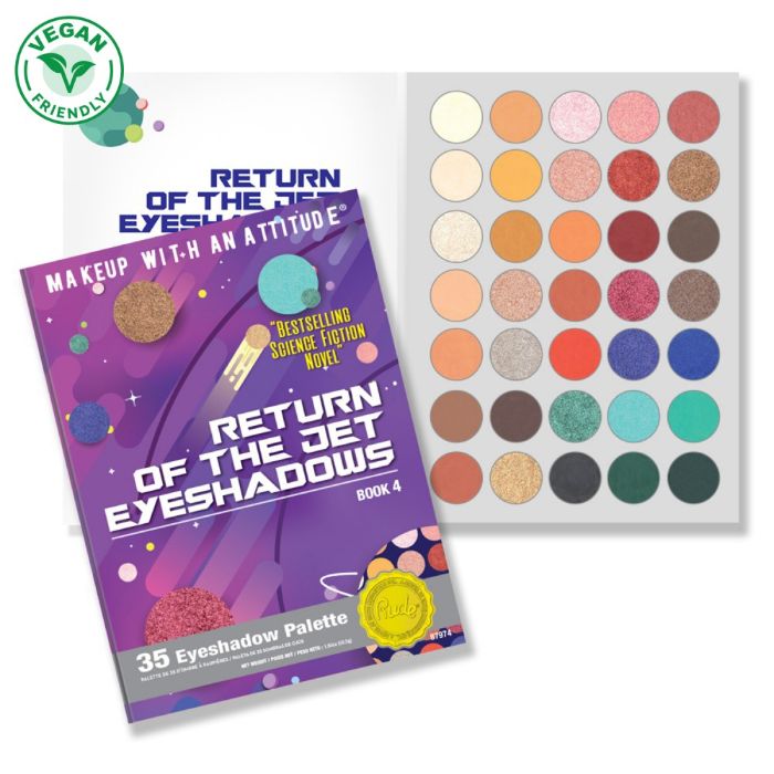 Paleta senki za oči Return of the Jet Eyeshadow | RUDE COSMETICS | Ecobeauty
