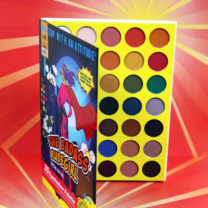 Paleta senki za oči The Badass Rudegirl | RUDE COSMETICS | Ecobeauty