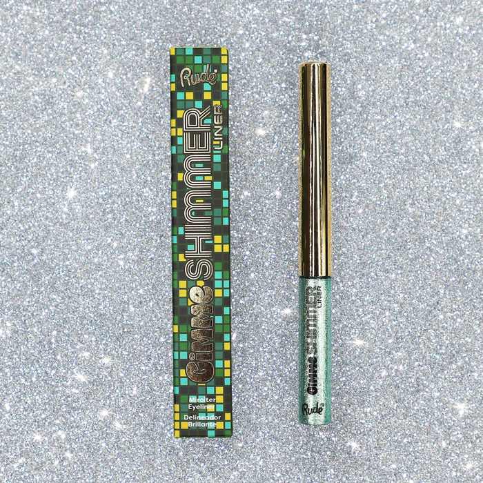 Ajlajner sa šljokicama Emerald 810079383153| RUDE COSMETICS | Ecobeauty online