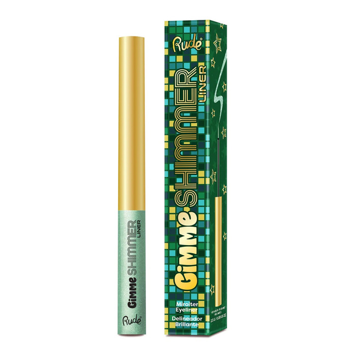 Ajlajner sa šljokicama Emerald 810079383153| RUDE COSMETICS | Ecobeauty online