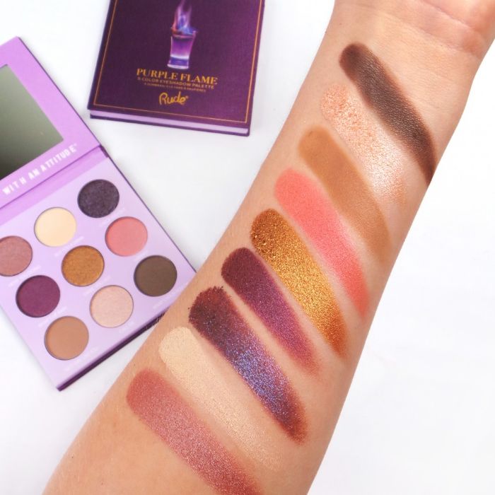 Paleta senki za oči  COCTAIL PARTY- Purple Flame | RUDE COSMETICS | Ecobeauty