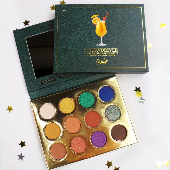 Paleta senki za oči COCTAIL PARTY - Screwdriver | RUDE COSMETICS | Ecobeauty