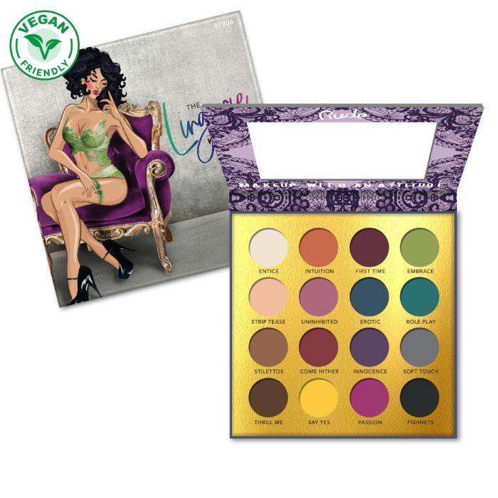 Paleta mat senki za oči LINGERIE COLLECTION - Wild Nights | RUDE COSMETICS | Ecobeauty
