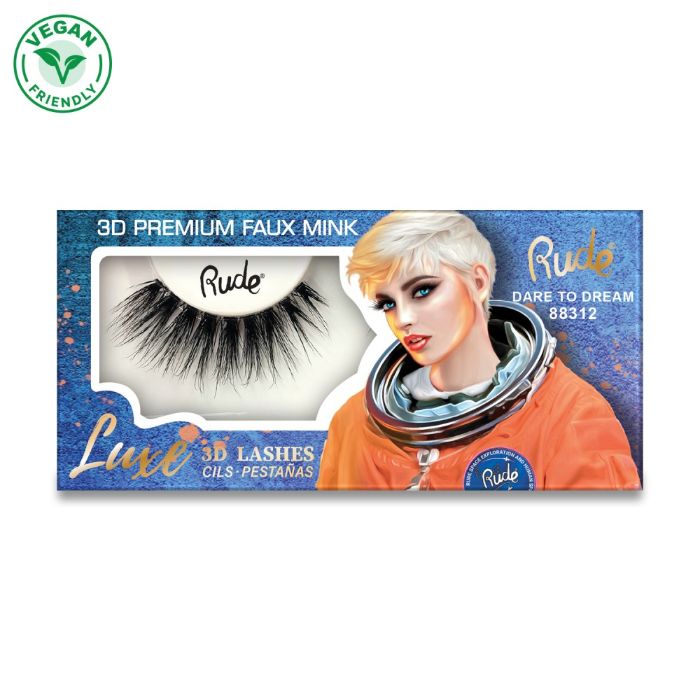 Svilene trepavice na traci Luxe 3D Korean Silk - Dare to Dream | RUDE COSMETICS | Ecobeauty