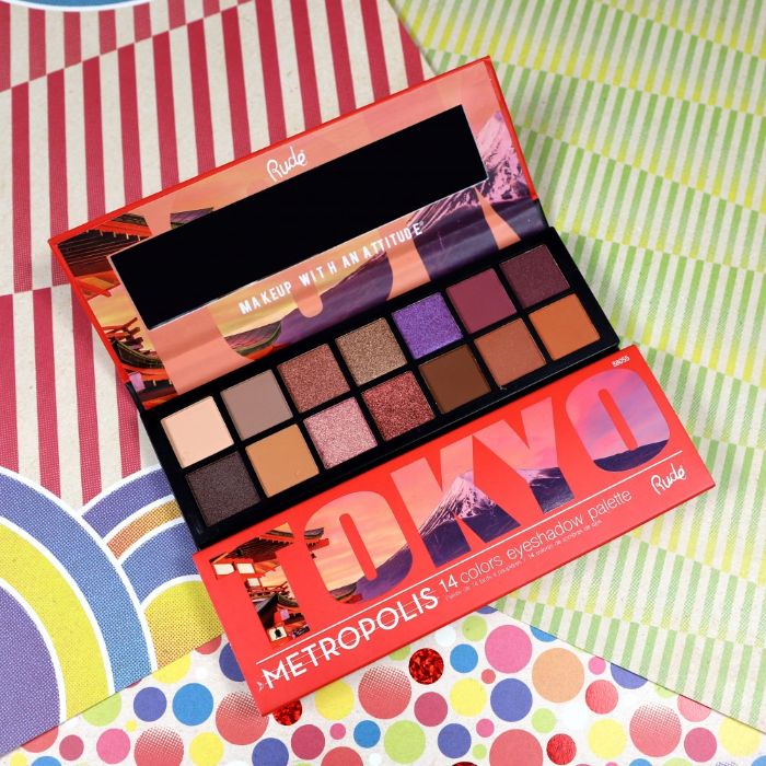 Paleta senki za oči METROPOLIS  - Tokyo | RUDE COSMETICS | Ecobeauty