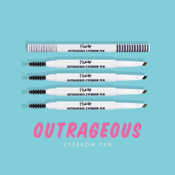 Olovka za obrve Outrageous | RUDE COSMETICS | Ecobeauty