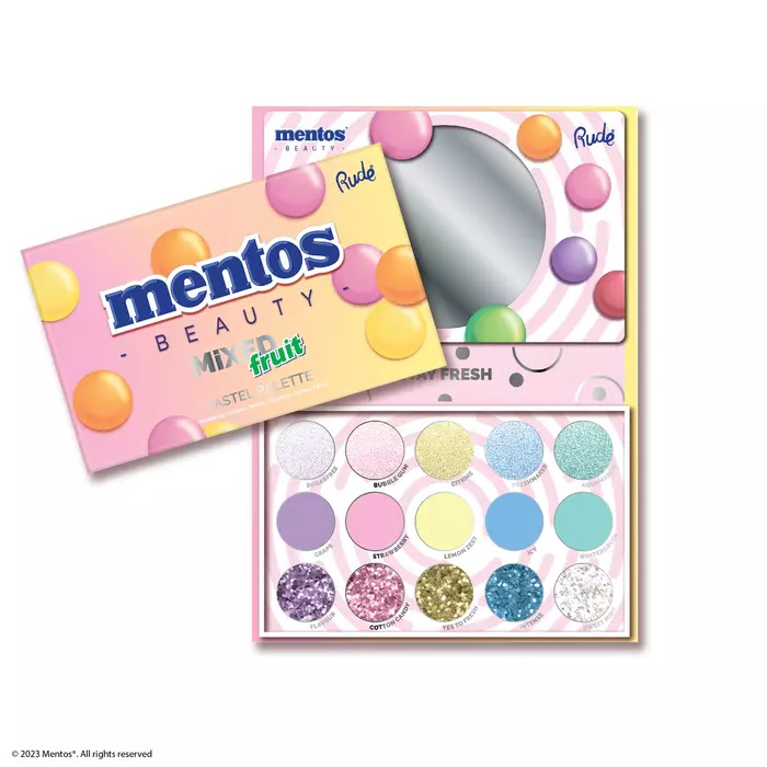 Mentos paleta senki i glitera za oči Palette Pastel 810079384624| Rude Cosmetics | Ecobeauty online