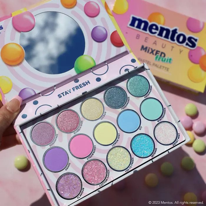 Mentos paleta senki i glitera za oči Palette Pastel 810079384624| Rude Cosmetics | Ecobeauty online