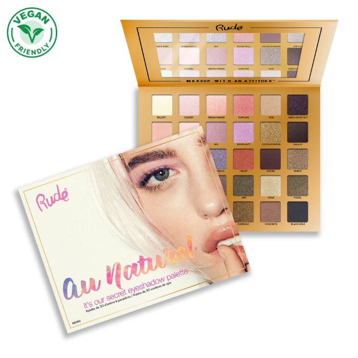 Paleta senki za oči Au Naturel | RUDE COSMETICS | Ecobeauty