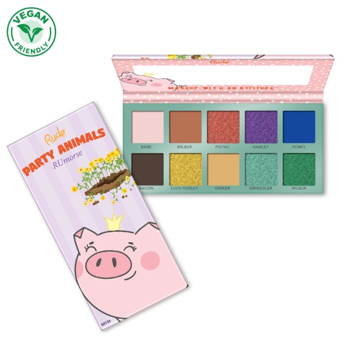 Paleta senki za oči Party Animal - RUmorse | RUDE COSMETICS | Ecobeauty