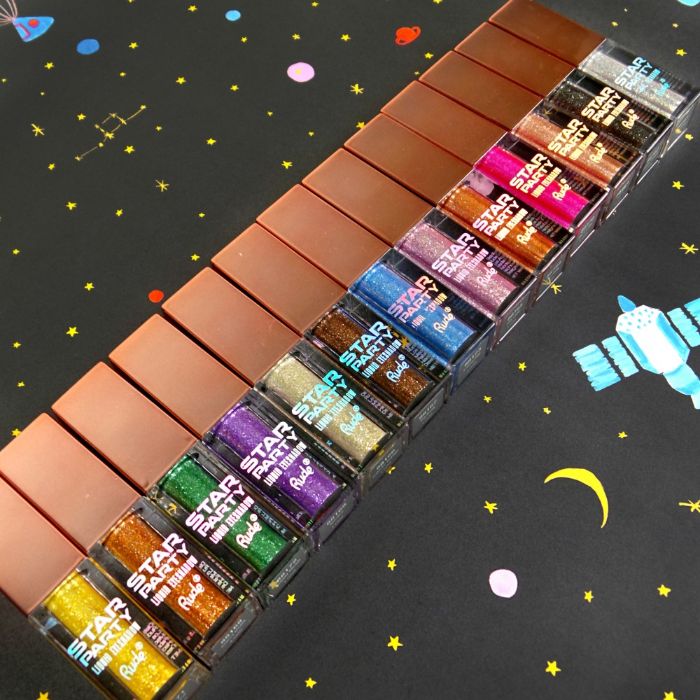 Tečna senka za oči sa šljokicama - Star Party | RUDE COSMETICS | Ecobeauty