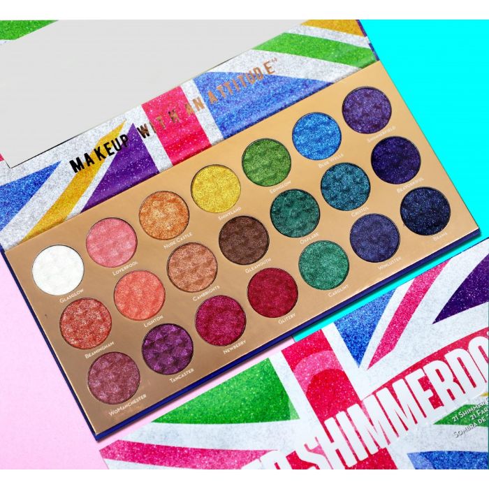Paleta šimera United Shimmerdom | RUDE COSMETICS | Ecobeauty