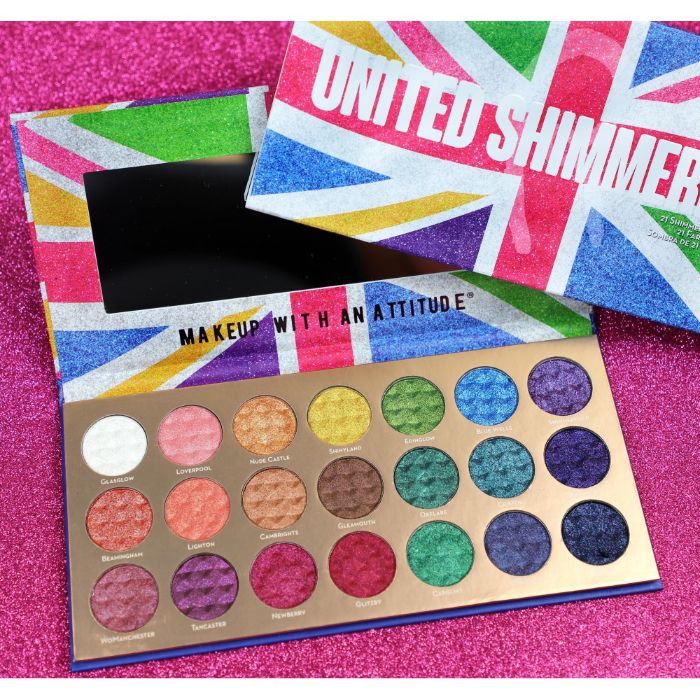 Paleta šimera United Shimmerdom | RUDE COSMETICS | Ecobeauty