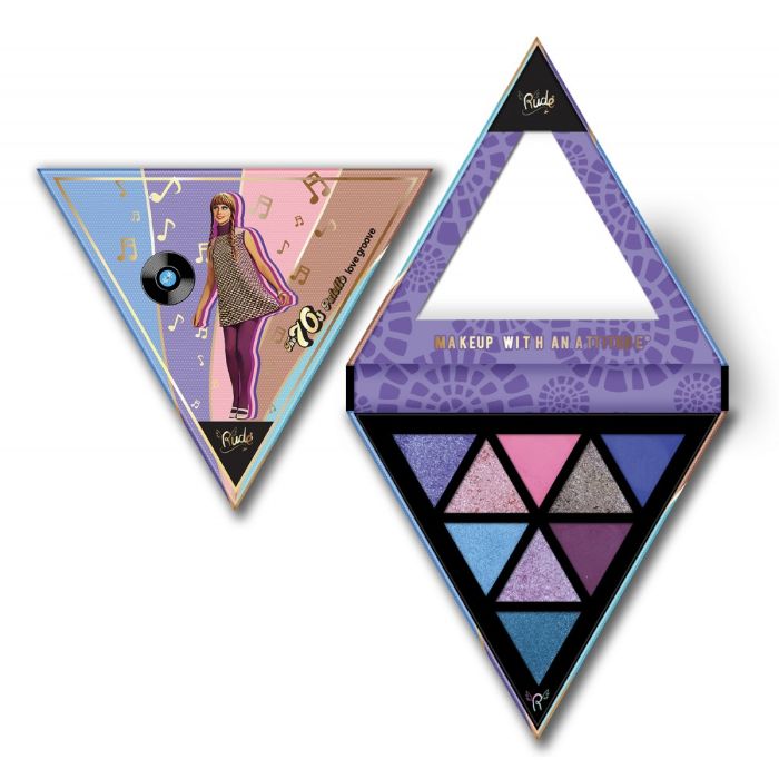 Set od 6 paleta senki za oči - The 70s Palette | RUDE COSMETICS | Ecobeauty