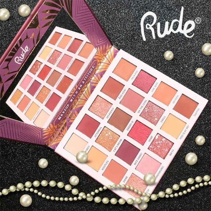 Paleta senki za oči THE ROARING 20 s - Carefree | RUDE COSMETICS | Ecobeauty