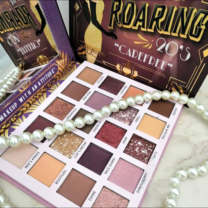 Paleta senki za oči THE ROARING 20 s - Carefree | RUDE COSMETICS | Ecobeauty