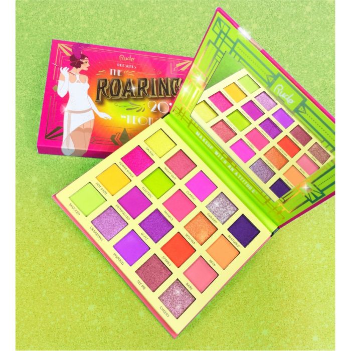 Paleta senki za oči THE ROARING 20 s - Neon | RUDE COSMETICS | Ecobeauty