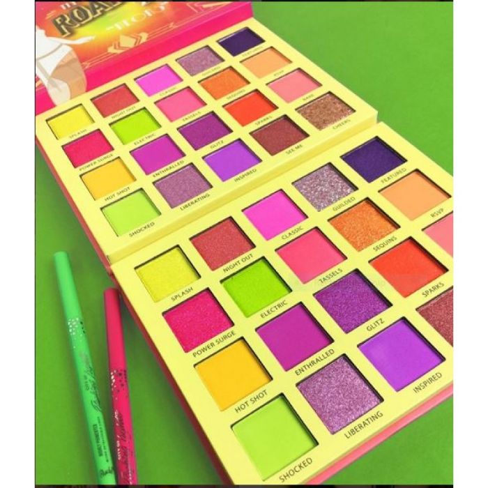Paleta senki za oči THE ROARING 20 s - Neon | RUDE COSMETICS | Ecobeauty