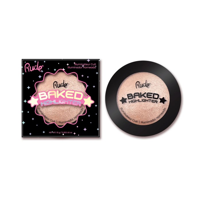 Hajlajter za lice i telo BAKED HIGHLIGHTER | RUDE COSMETICS | Ecobeauty