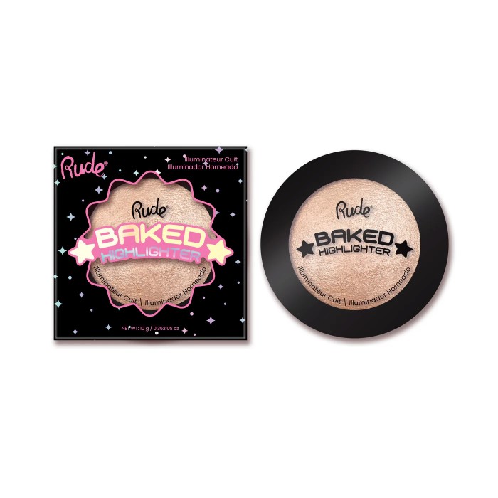 Hajlajter za lice i telo BAKED HIGHLIGHTER | RUDE COSMETICS | Ecobeauty