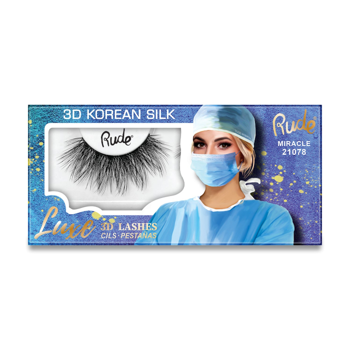 Svilene trepavice na traci Luxe 3D Korean Silk - Miracle 850018210782 Ecobeauty