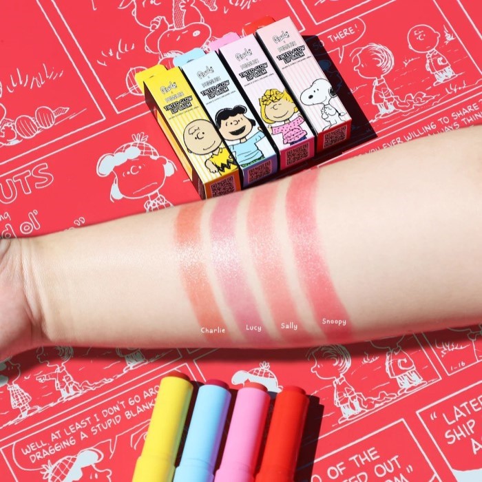 Tonirani balzam za usne za negu i sjaj Peanuts 4 g 810079384877 ⏐ RUDE COSMETICS ⏐ Ecobeauty