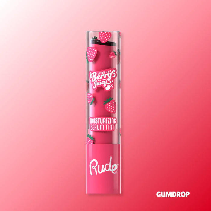 Sjaj za Usne Berry Juicy - Gumdrop -  810079381784 - Rude Cosmetics - Eco Beauty