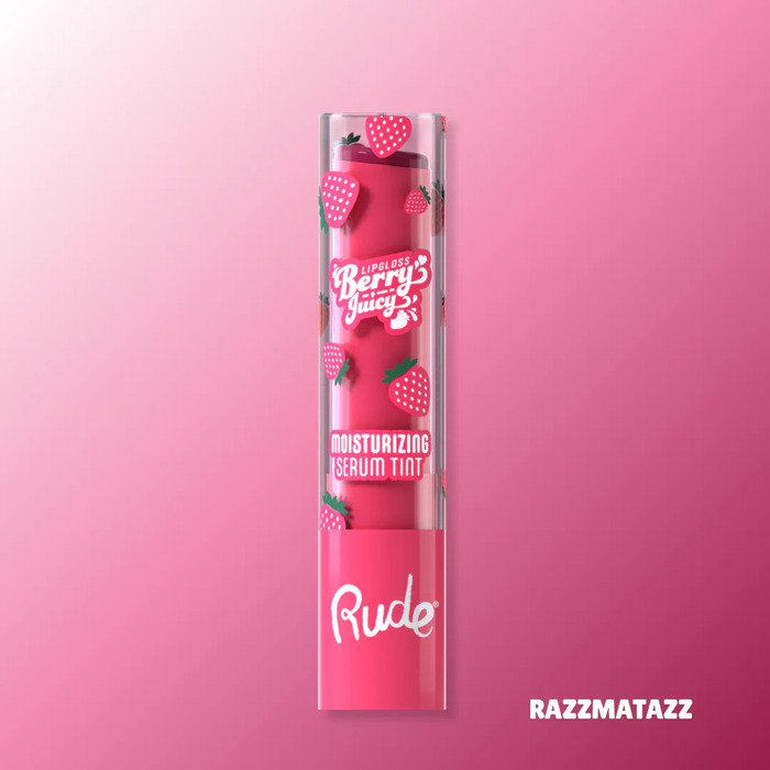 Sjaj za Usne Berry Juicy - Razzmataz -  810079381777 - Rude Cosmetics - Eco Beauty