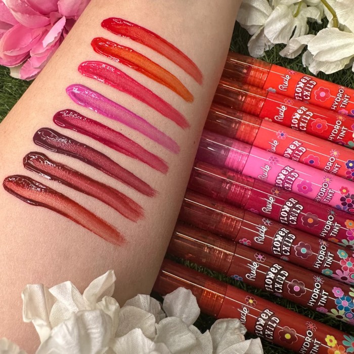 Tečni hidratantni ruž za usne FLOWER CHILD Black Dahlia 3g 810079383566 ⏐ RUDE COSMETICS ⏐ Ecobeauty